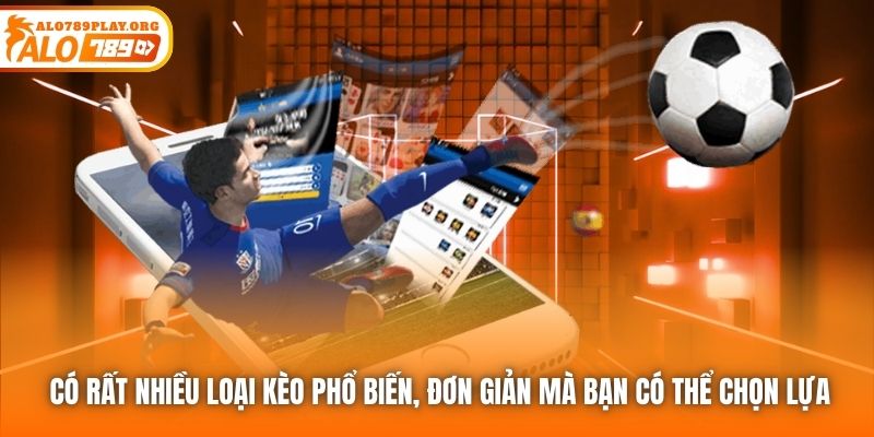 Có rất nhiều loại kèo phổ biến, đơn giản mà bạn có thể chọn lựa